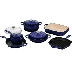 Le Creuset 10-Piece Cast Iron Set Frying Pans & Skillets 3 Le Creuset 10-Piece Cast Iron Set Frying Pans & Skillets