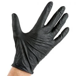 West Chester Lavex Industrial Black Powder-Free Nitrile 100PK Disposable Gloves
