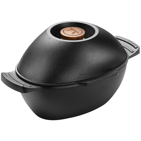 Fox Run Brands Outset Cast Iron Mussel Pot Fox Run Brands Outset Cast Iron Mussel Pot