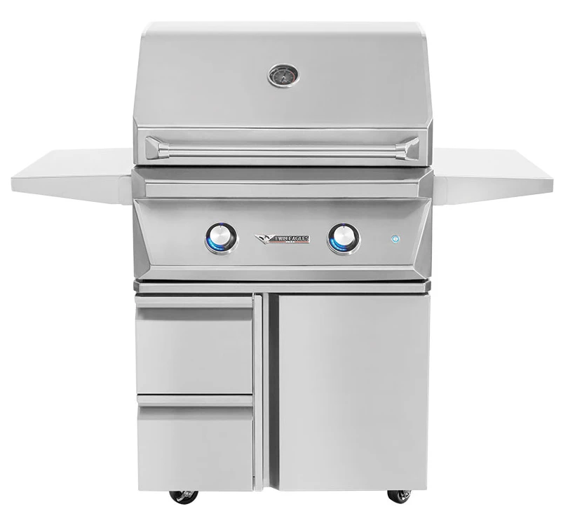 Twin Eagles Grills Twin Eagles 30" Grill Base W/ Storage Drawers, Single Door 1 Twin Eagles Grills Twin Eagles 30" Grill Base W/ Storage Drawers, Single Door