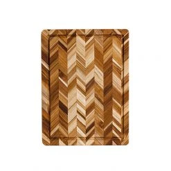 Teakhaus 323 Herringbone Cutting Board (L)