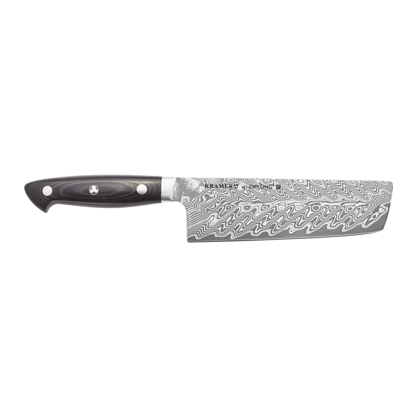Zwilling Bob Kramer – Euroline Stainless Damascus Collection: 6.5" Nakiri 1 Zwilling Bob Kramer – Euroline Stainless Damascus Collection: 6.5" Nakiri