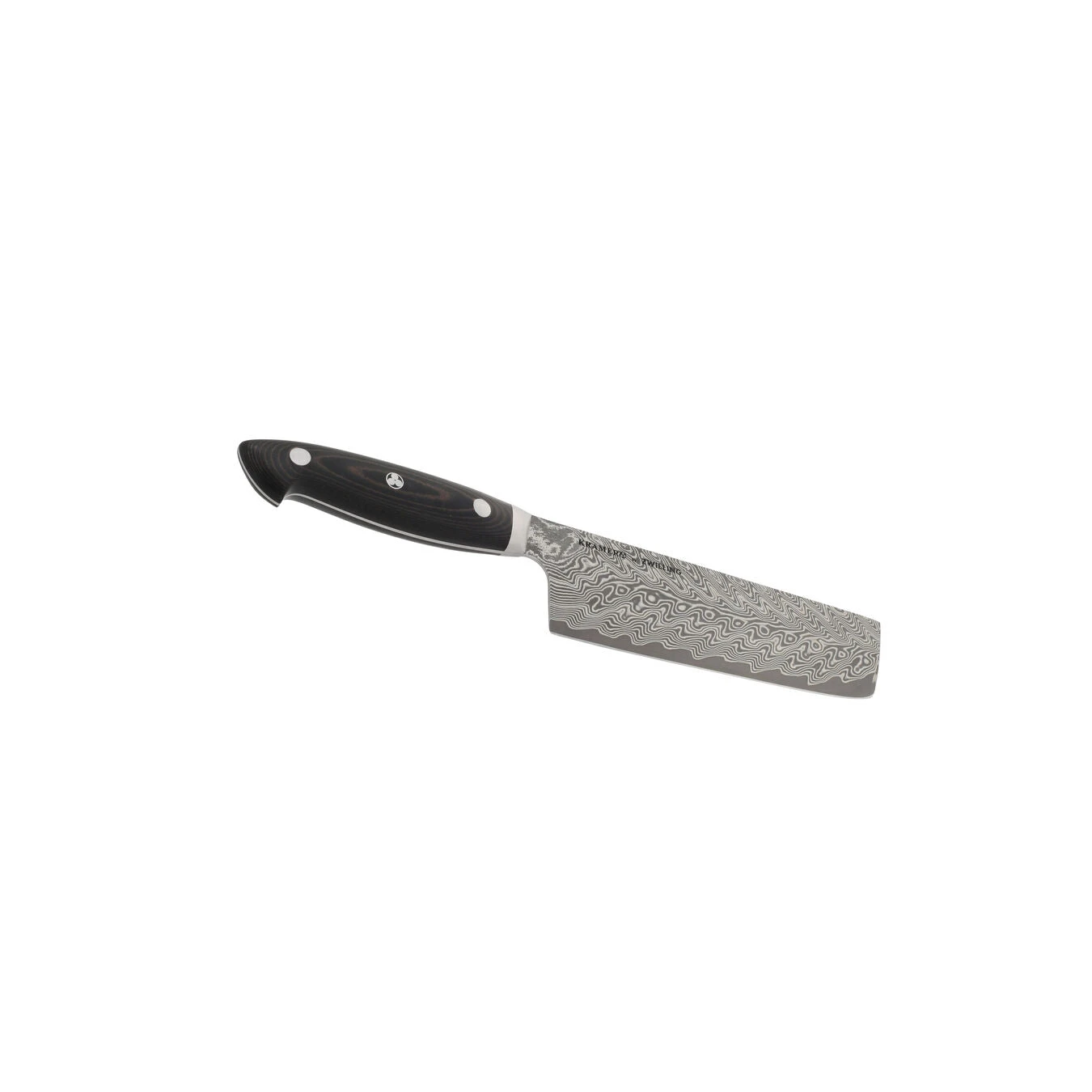 Zwilling Bob Kramer – Euroline Stainless Damascus Collection: 6.5" Nakiri 2 Zwilling Bob Kramer – Euroline Stainless Damascus Collection: 6.5" Nakiri