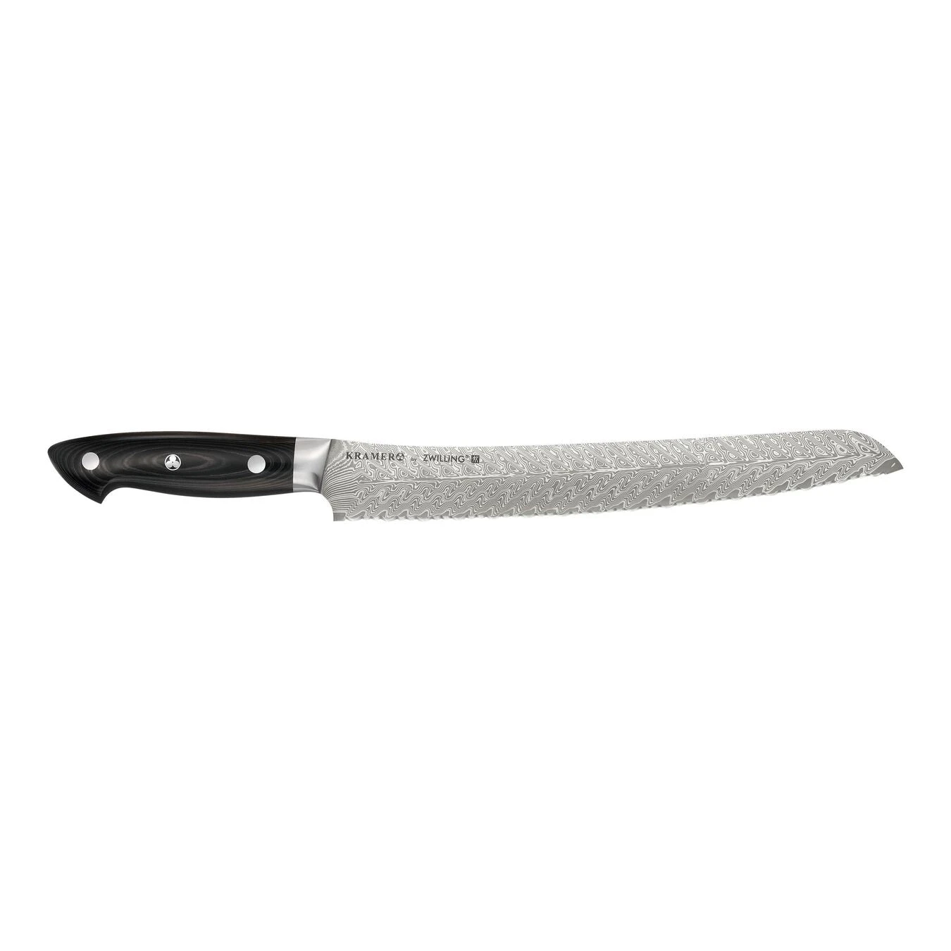 Shop All Knives Zwilling Bob Kramer – Euroline Stainless Damascus Collection: 10" Bread Knife 1 Shop All Knives Zwilling Bob Kramer – Euroline Stainless Damascus Collection: 10" Bread Knife