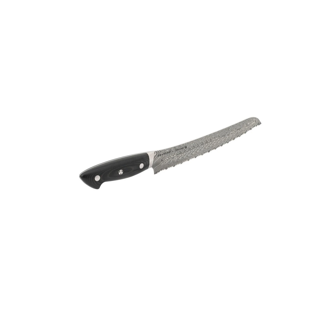 Shop All Knives Zwilling Bob Kramer – Euroline Stainless Damascus Collection: 10" Bread Knife 3 Shop All Knives Zwilling Bob Kramer – Euroline Stainless Damascus Collection: 10" Bread Knife