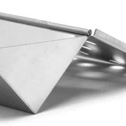 Charcoal Companion Stainless Steel V-Shape Smoker Box Smoke Boxes & Trays