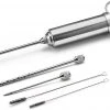 Fox Run Brands Outset 6-Piece Stainless Steel Meat Injector