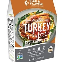 Fire And Flavor FIRE & FLAVOR Turkey Perfect Cajun Brine Kit 16.6oz. Brines, Injections & Marinades