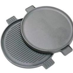 Grill Pans, Griddles & Presses Bayou Classic 14" Cast Iron Reversible Round Griddle