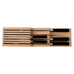 Shun Knives Shop All Knives Shun 7–Slot In–Drawer Knife Tray
