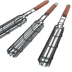 Fox Run Brands Kabob Grilling Baskets 4pc