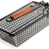Baskets, Toppers, Racks, Trays, & Grids Charcoal Companion Non-Stick Shaker Basket W/ Folding Handle