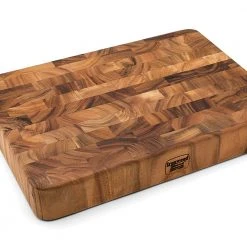 Fox Run Brands Ironwood 28199 3" End Grain Union Stock Yard Professional Chopping Butcher Block Cutting Boards