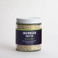 Seasonings Jacobsen Salt Co. Infused Basil Salt