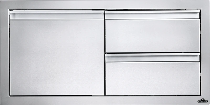 Napoleon 36" X 16" Single Door & Double Drawer Combo 1 Napoleon 36" X 16" Single Door & Double Drawer Combo
