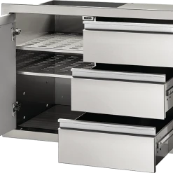 Napoleon 36" X 24" Single Drawer & Triple Drawer Combo