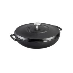 Lodge Cast Iron Lodge Blacklock *17* Triple Seasoned Cast Iron Braiser With Lid