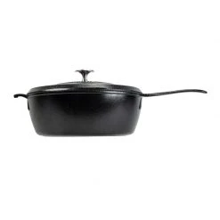Lodge Cast Iron Lodge Blacklock *49* 4 Quart Deep Skillet With Lid