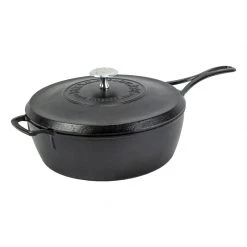 Lodge Cast Iron Lodge Blacklock *49* 4 Quart Deep Skillet With Lid