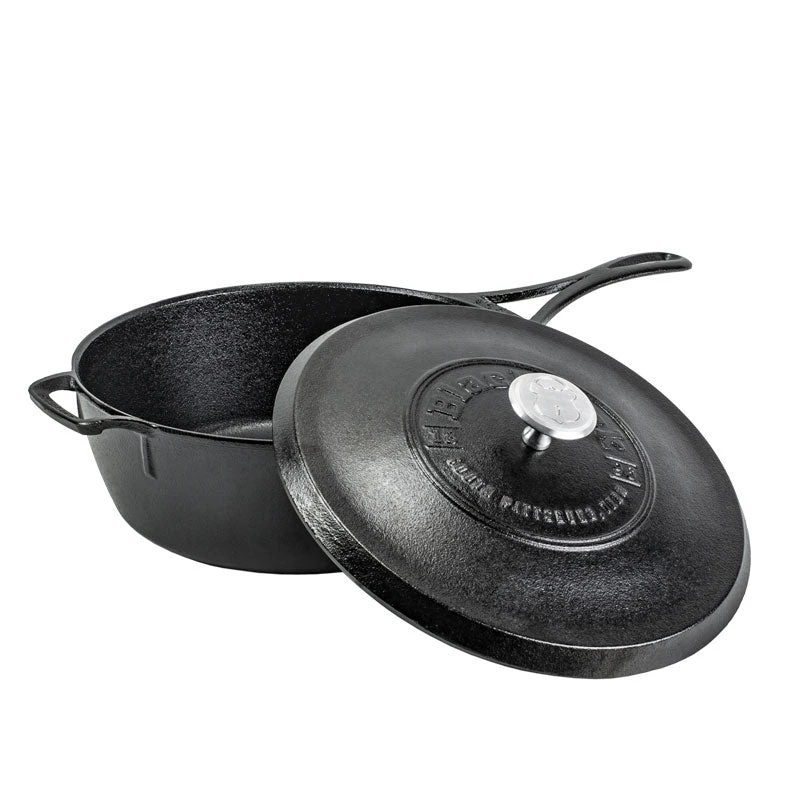 Lodge Cast Iron Lodge Blacklock *49* 4 Quart Deep Skillet With Lid 5 Lodge Cast Iron Lodge Blacklock *49* 4 Quart Deep Skillet With Lid