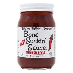 Bone Suckin' Sauce, Hot, Thicker Style, 16 Oz.