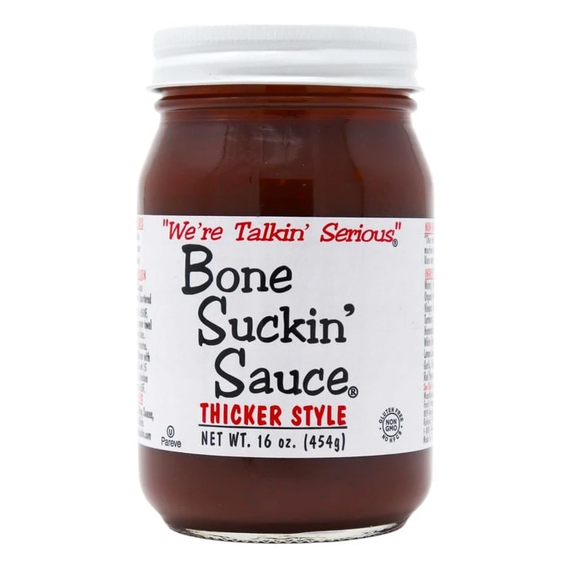 Bone Suckin' Sauce, Thicker Style, 16 Oz. Shop All Sauces Bone Suckin' Sauce, Thicker Style, 16 Oz. Shop All Sauces