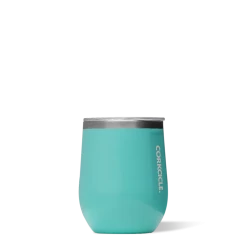 Corkcicle. Turquoise Classic Stemless 12oz Wine Cup