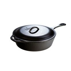 Lodge Cast Iron Lodge 5 Quart Cast Iron Covered Deep Skillet