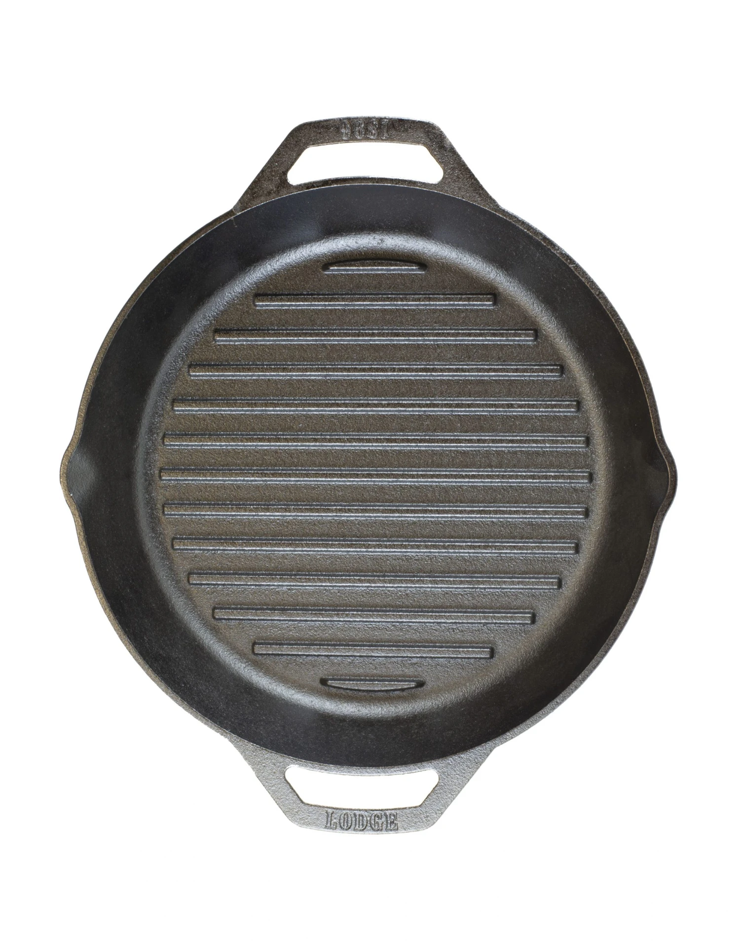 Lodge Cast Iron Frying Pans & Skillets Lodge 12" Dual Handle Cast Iron Grill Pan Lodge Cast Iron Frying Pans & Skillets Lodge 12" Dual Handle Cast Iron Grill Pan