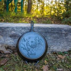 Lodge Cast Iron Frying Pans & Skillets Lodge Wildlife Series™ 12 Inch Cast Iron Bear Skillet