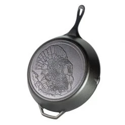 Lodge Cast Iron Lodge Wildlife Series™ 13.25 Inch Cast Iron Turkey Skillet