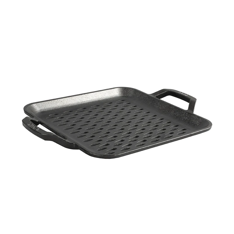 Lodge Cast Iron Baskets, Toppers, Racks, Trays, & Grids Lodge Chef Collection 11 Inch Cast Iron Square Grill Topper Lodge Cast Iron Baskets, Toppers, Racks, Trays, & Grids Lodge Chef Collection 11 Inch Cast Iron Square Grill Topper