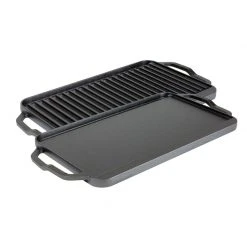 Lodge Cast Iron Lodge Chef Collection 19.5 X 10 Inch Cast Iron Reversible Grill/Griddle