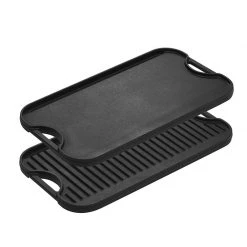 Lodge Cast Iron Lodge 20 Inch X 10.44 Inch Cast Iron Reversible Grill/Griddle Grill Pans, Griddles & Presses