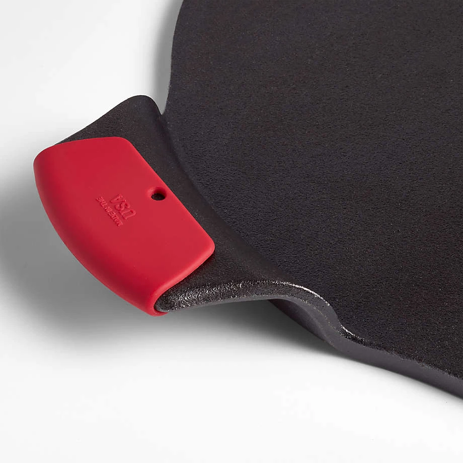 Lodge Cast Iron Frying Pans & Skillets Lodge 15" Pizza Pan W/ Silicone Grip Lodge Cast Iron Frying Pans & Skillets Lodge 15" Pizza Pan W/ Silicone Grip