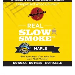 Mojobricks Bar-B-Qubes MAPLE (medium Size) Wood Chunks & Wood Chips