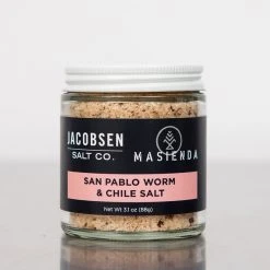 Jacobsen Salt Co. Infused Masienda San Pablo Worm & Chile Salt Seasonings