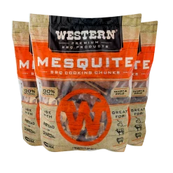 Western Mesquite BBQ Cooking Chunks Wood Chunks & Wood Chips