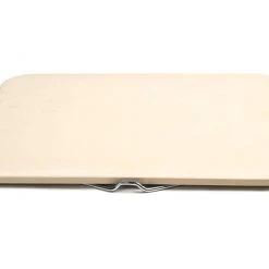 Pizzacraft 15" Rectangular Pizza Stone With Wire Frame