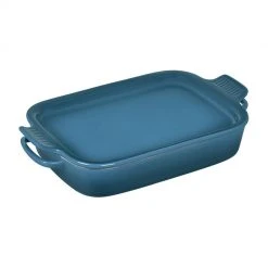 Le Creuset Rectangular Dish W/Platter Lid Baking Dishes 16 Le Creuset Rectangular Dish W/Platter Lid Baking Dishes