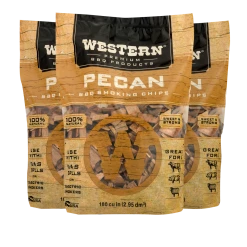 Wood Chunks & Wood Chips Western Pecan BBQ Smoking Chips