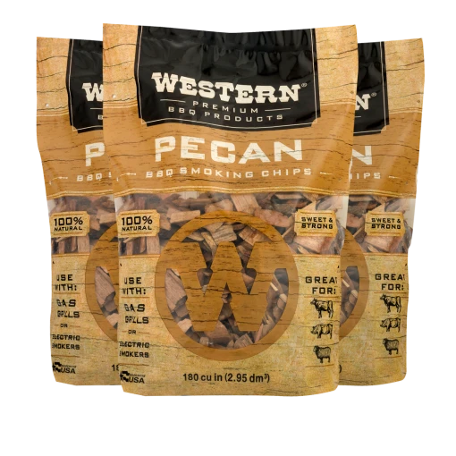Wood Chunks & Wood Chips Western Pecan BBQ Smoking Chips 5 Wood Chunks & Wood Chips Western Pecan BBQ Smoking Chips