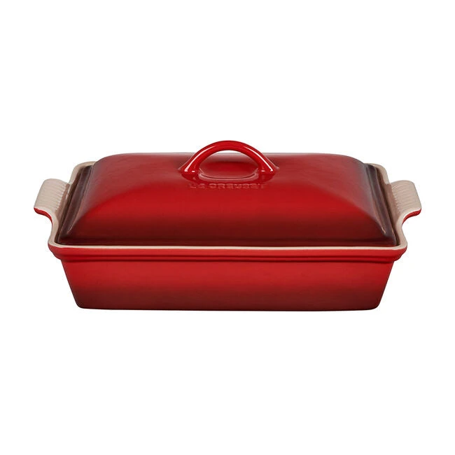Baking Dishes Le Creuset Heritage Covered Rectangular Casserole Dish 4 Qt. Baking Dishes Le Creuset Heritage Covered Rectangular Casserole Dish 4 Qt.