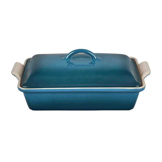 Baking Dishes Le Creuset Heritage Covered Rectangular Casserole Dish 4 Qt. Baking Dishes Le Creuset Heritage Covered Rectangular Casserole Dish 4 Qt.