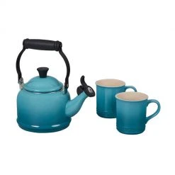 Le Creuset Demi Kettle And Mugs Set