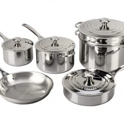 Le Creuset 10-Piece Stainless Steel Set