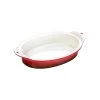 Lodge Cast Iron Lodge 8 X 11.75 Inch Stoneware Baking Dish, Red Baking Dishes