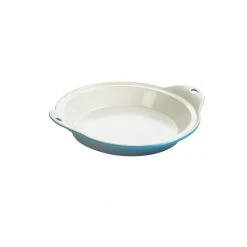 Lodge Cast Iron Lodge 9.5 Inch Stoneware Baking Dish, Blue Baking Dishes