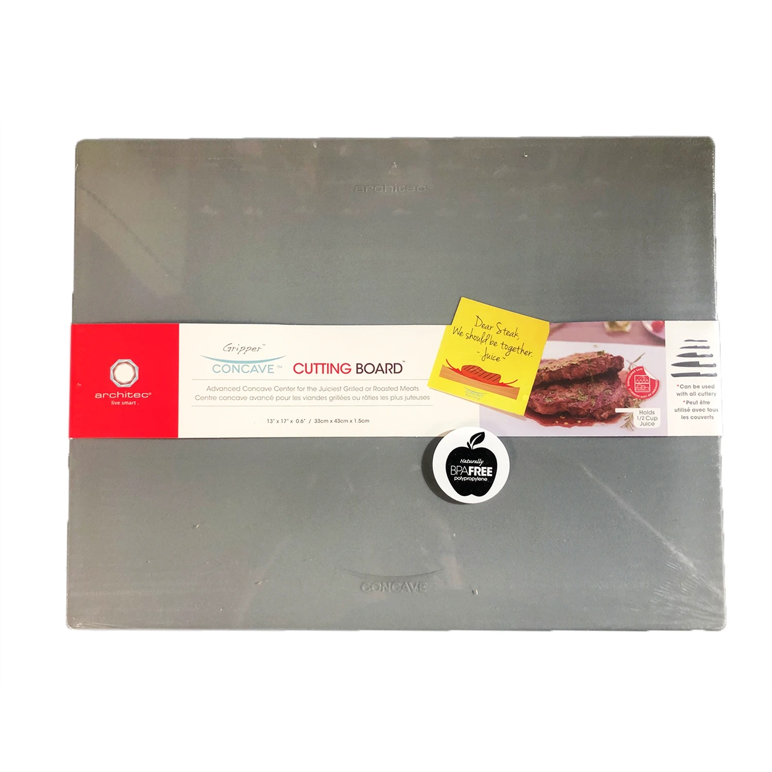 Cutting Boards Architec® Rectangular PolyCave 13"x17" Cutting Board 2 Cutting Boards Architec® Rectangular PolyCave 13"x17" Cutting Board
