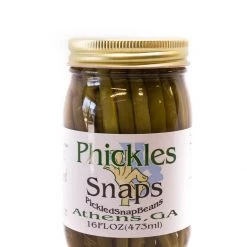Phickles Pickles: Snaps Pickled Snap Beans Pickles & Snack Foods